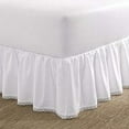 thumbnail image 1 of Laura Ashley Home | Crochet Ruffle Collection | Luxury Premium Hotel Quality Bedskirt, Easy Fit, Anti Wrinkle & Fade Resistant, Stylish Design for Home Dcor, Twin, White, 1 of 3