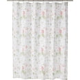 thumbnail image 1 of Laura Ashley Home - Shower Curtain, Stylish Cotton Bathroom Decor, Elegant Floral Home Decor (Breezy Floral Pink, 72" x 72"), 1 of 1