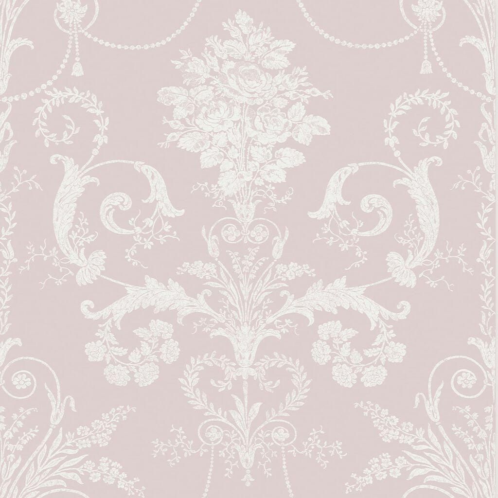 Laura Ashley Josette Amethyst Wallpaper