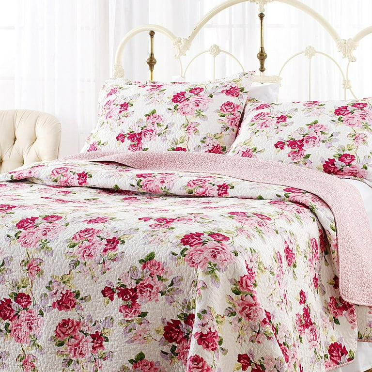 Laura Ashley Lidia Quilt Set - Twin - Walmart.com