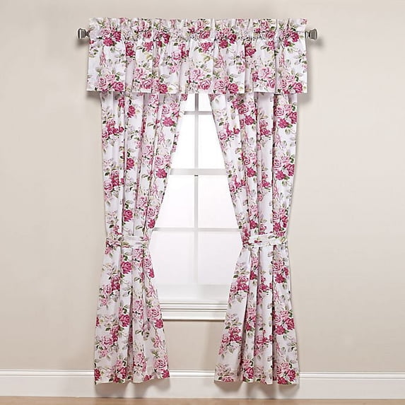 Laura Ashley Lidia Window Valance in Pink