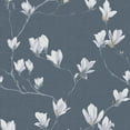 thumbnail image 1 of Laura Ashley Magnolia Grove Dusky Seaspray Wallpaper, 1 of 3
