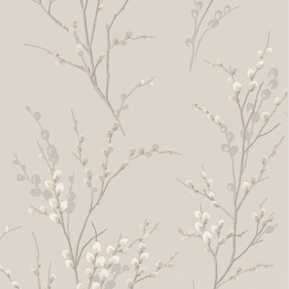 Laura Ashley Willow Dove Grey Wallpaper