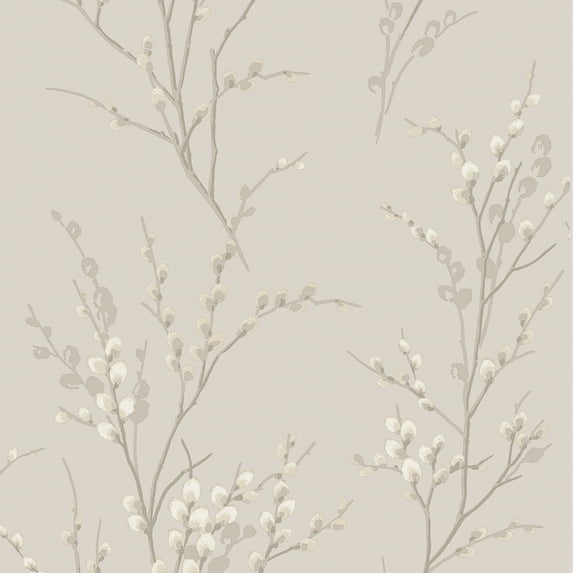 Laura Ashley Willow Dove Grey Wallpaper