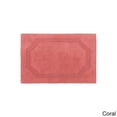 thumbnail image 1 of Laura Ashley Reversible Cotton 17 x 24 in. Bath Mat, Coral, 1 of 5