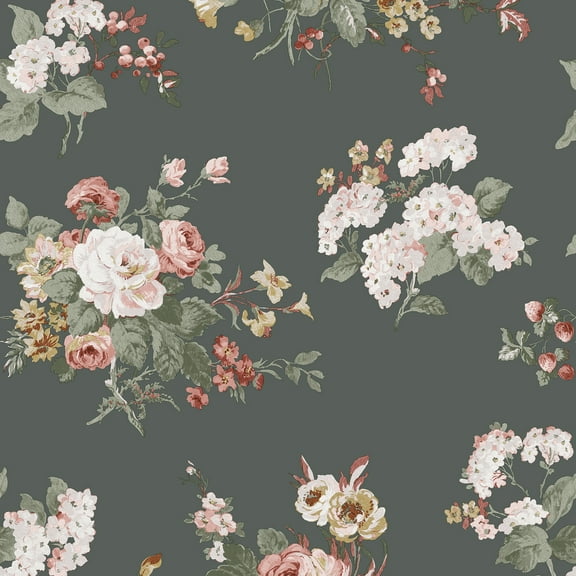 Laura Ashley Rosemore Fern Wallpaper