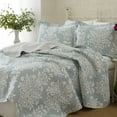 thumbnail image 1 of Laura Ashley  Rowland Sage 3-piece Quilt Set, 1 of 3