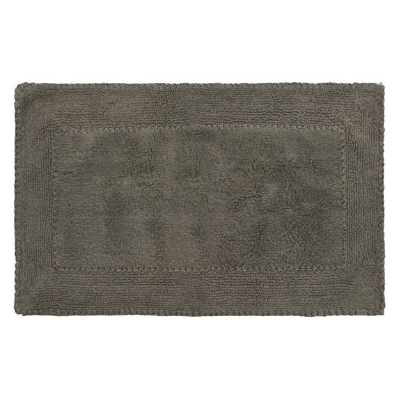 Laura Ashley Ruffle Cotton 2-Piece Bath Rug Set