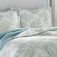 thumbnail image 1 of Laura Ashley Saltwater Reversible Quilt Set, King Saltwater Blue 206341, 1 of 9