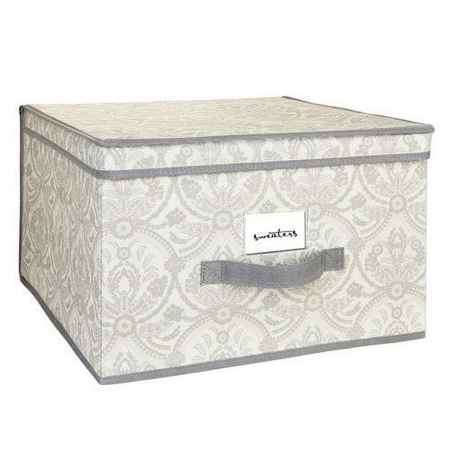 Laura Ashley Storage Box, Jumbo (LA95602) Quill