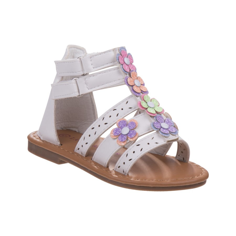 Laura Ashley Strappy Ankle High Back Gladiator style Toddler Sandals