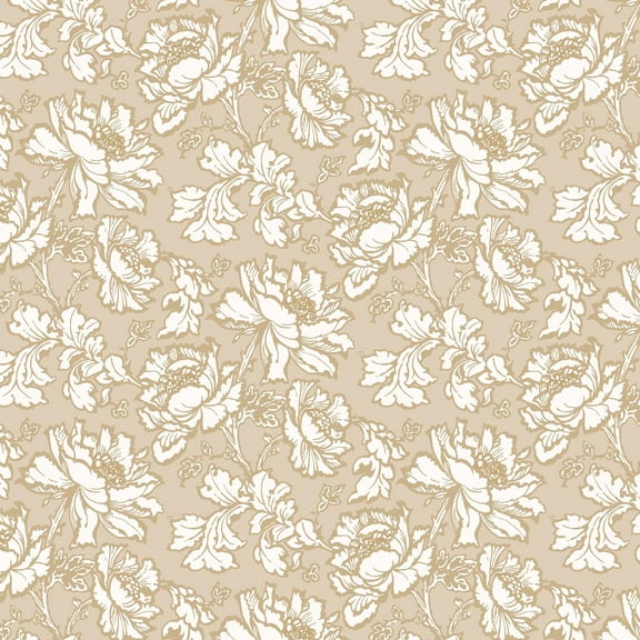 Laura Ashley Tamara Gold Wallpaper