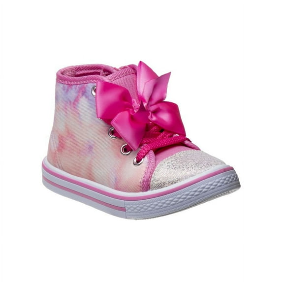 Laura Ashley Toddler Girls' High Top Lace-up Sneakers - Pink, Size: 7