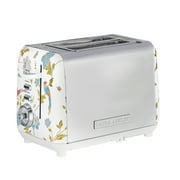 Laura Ashley VQ 2-Slice Toaster, Elveden White with 7 Heat Settings