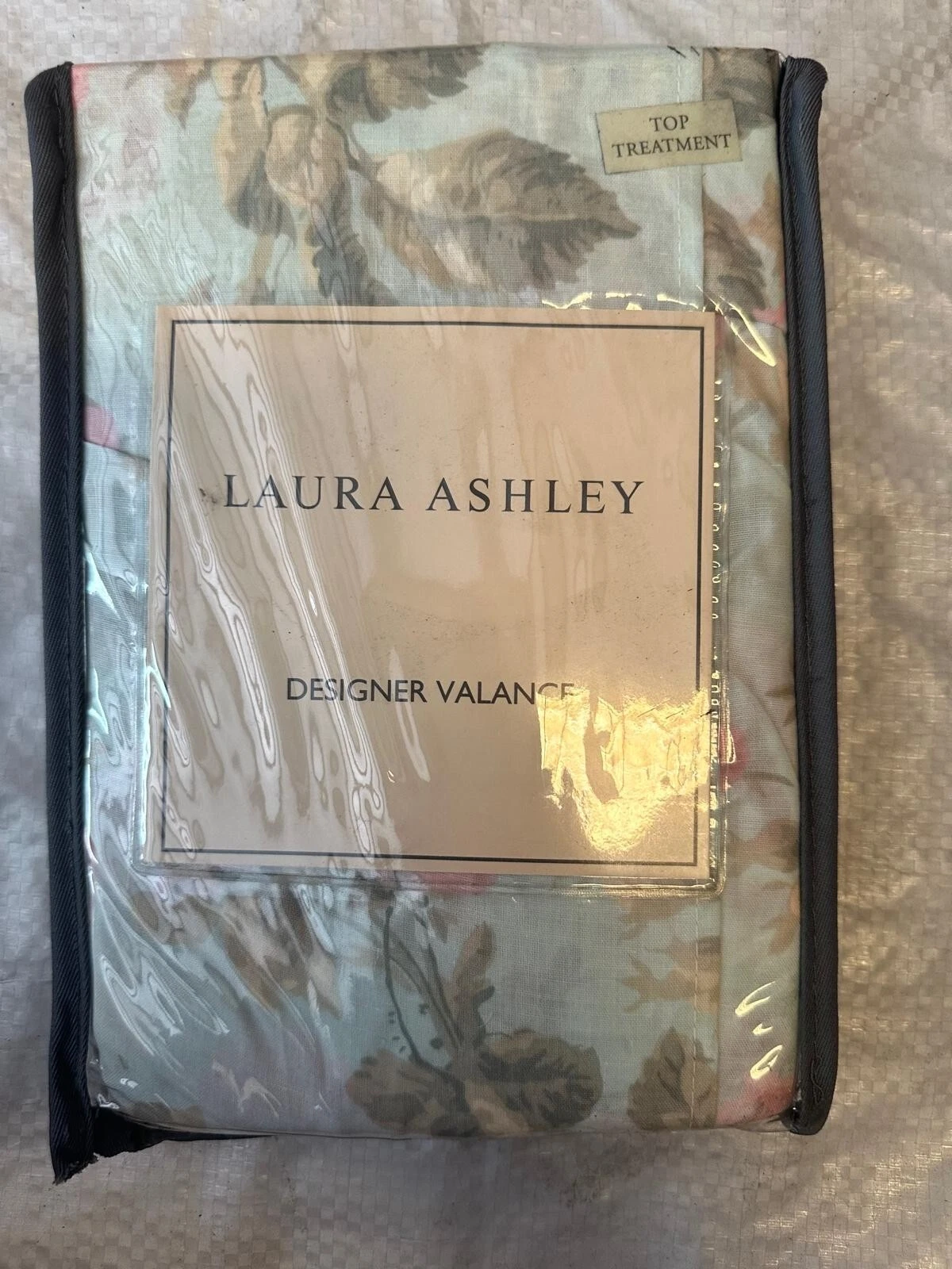 Laura Ashley - Valance, Cotton Rod Pocket Top Window Treatment, Chic Home Decor