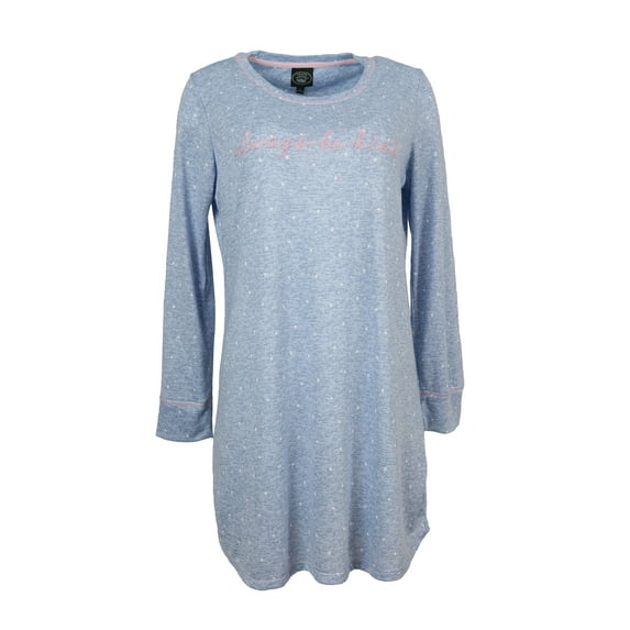 Laura Ashley Women's Long Sleeve Night Gown Sleep Dress - Always Be Kind - Small