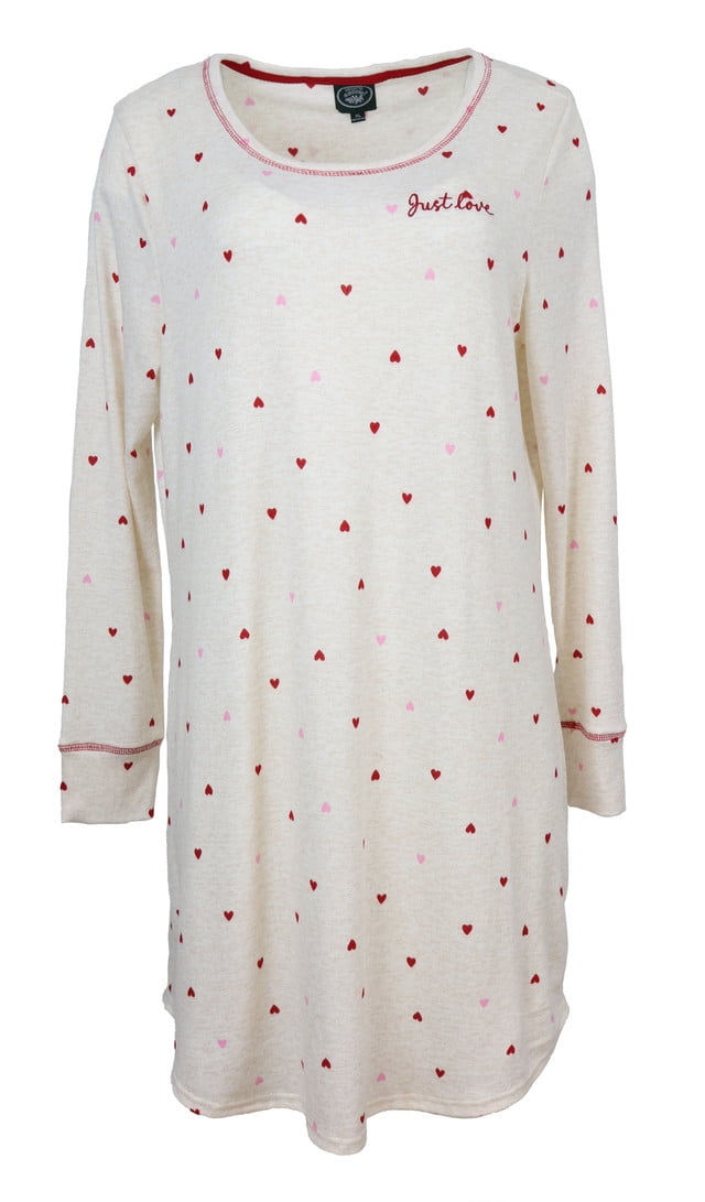 Laura Ashley Women s Long Sleeve Night Gown Sleep Dress Just Love Medium