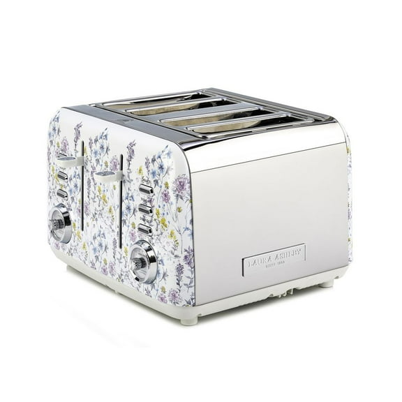 Laura Ashley powered by VQ 4 Slice Toaster - Wild Meadow