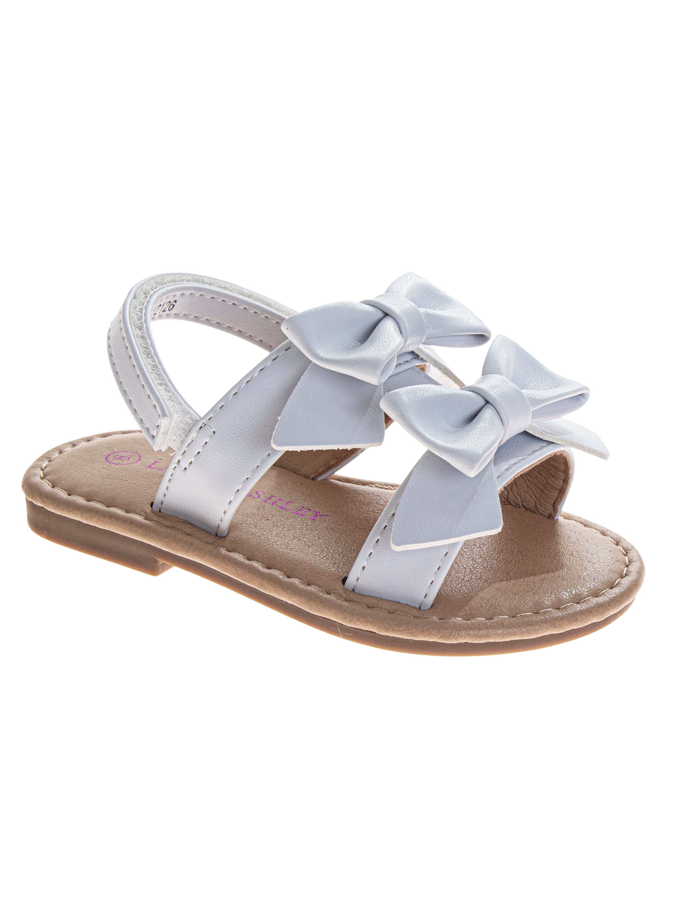 Laura Ashley Toddler Girls Bow Strap Sandals