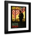 thumbnail image 1 of Laura Brey 17x24 Black Modern Framed Museum Art Print Titled - Enlist, on Which Side of the Window Are You (1917), 1 of 5