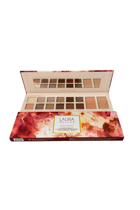 Laura Geller Blushing Beauty 12 Multi-Finish Eyeshadow, Highlighter, Blush Palette