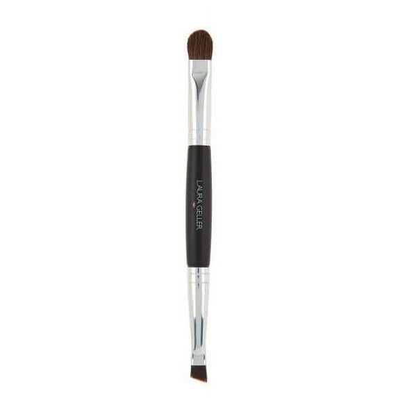 Laura Geller Double Ended Eye Shadow/Liner Brush, Black Handled