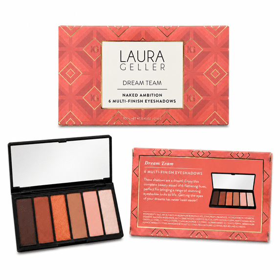Laura Geller Dream Team Natural Six Multi Finish Eyeshadow Pallet