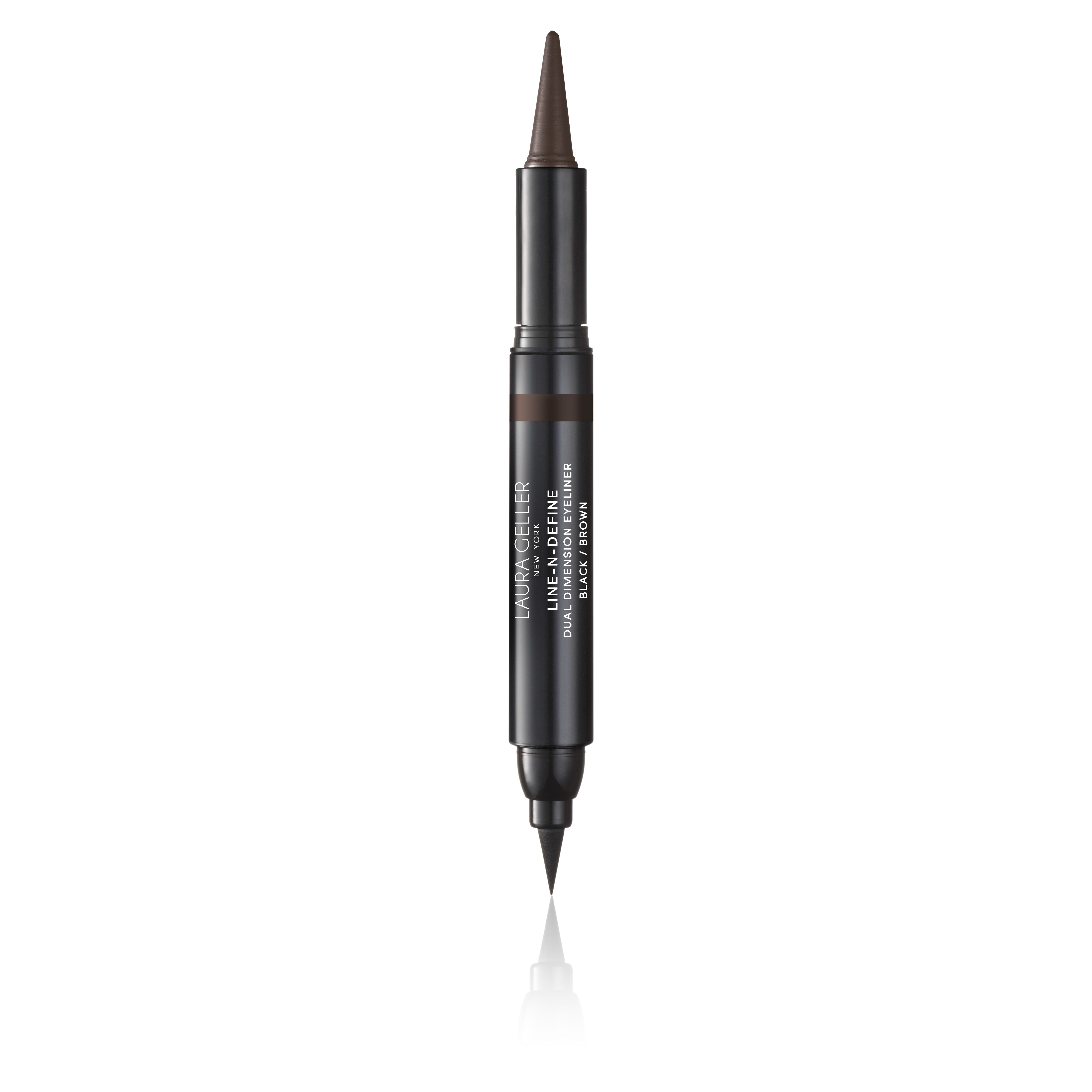 Laura Geller Line-N-Define Dual Dimensional Liquid Eyeliner, Brown, 0.087 Oz