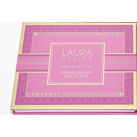 Laura Geller Party in a Palette Full Face Makeup Palette | Opening Premiere | Blush, Bronzer & Highlighter Compact