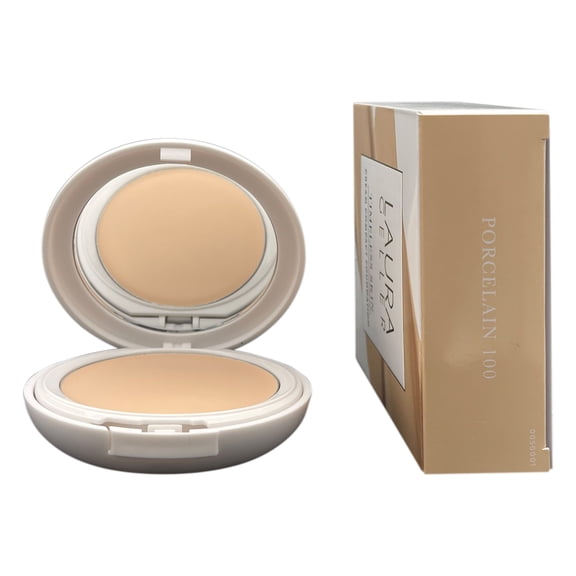 Laura Geller Timeless Skin Cream Compact Foundation, Porcelain 100