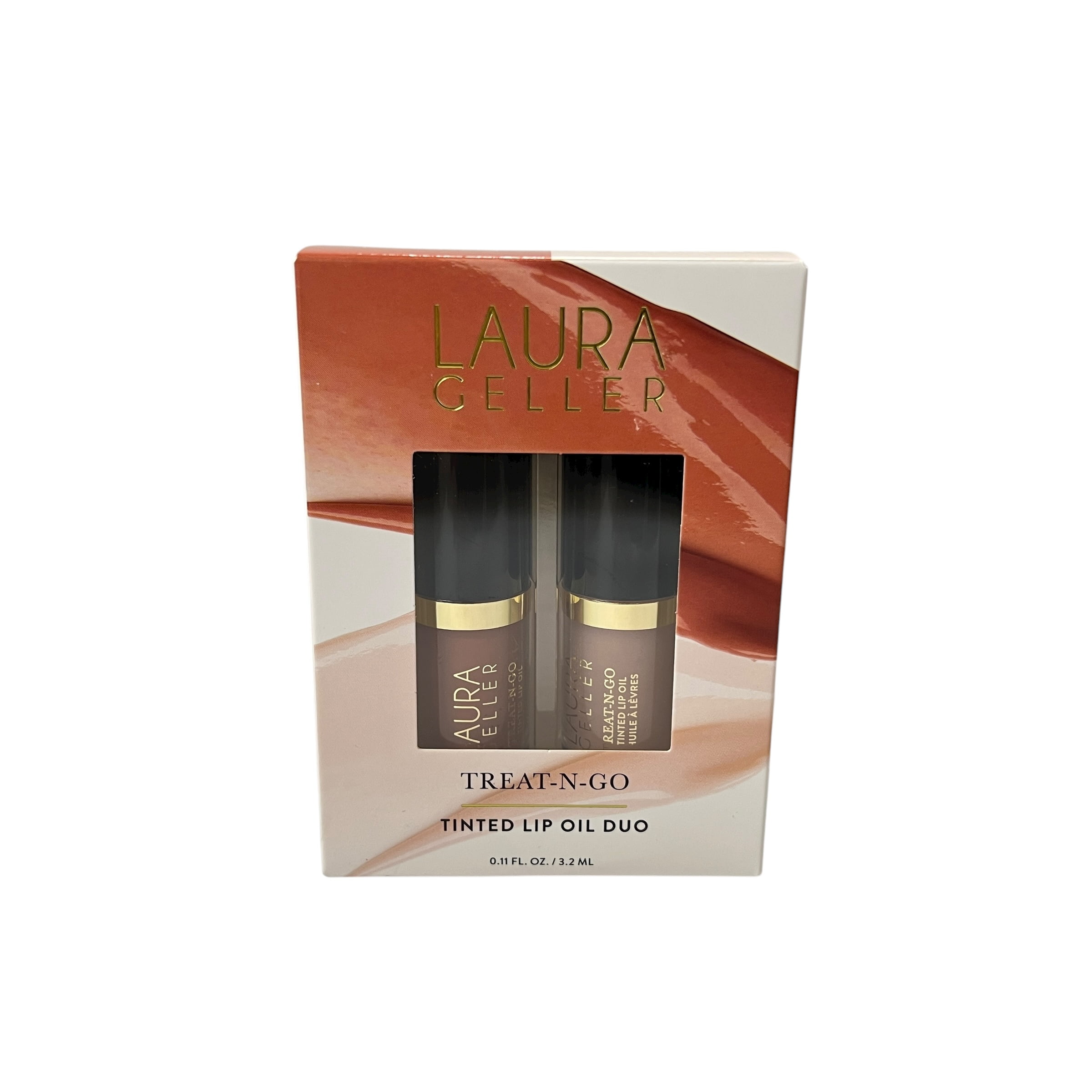 Laura Geller Treat-n-Go Tinted Lip Oil Duo High Stakes & A-Game
