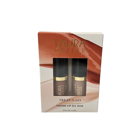 Laura Geller Treat-n-Go Tinted Lip Oil Duo High Stakes & A-Game