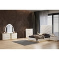 thumbnail image 1 of Laura Gold Detailed Upholstery King 6 Pc made with Wood in White, 1 of 23