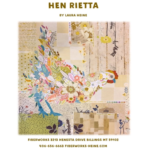 Hen Rietta Collage by Laura Heine