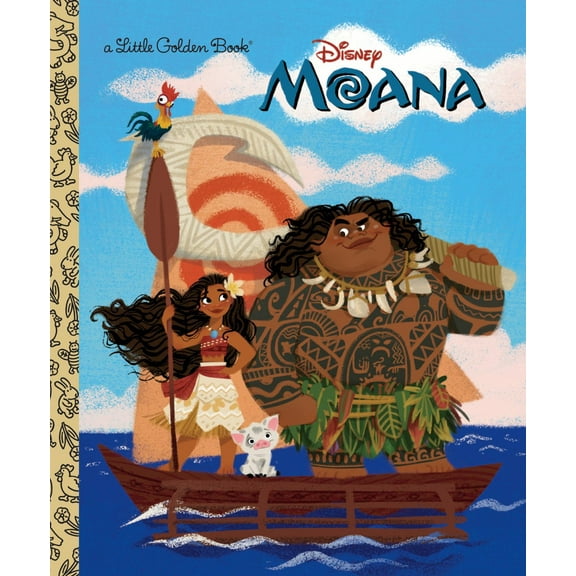 Moana Little Golden Book (Disney Moana) (Hardcover)