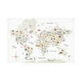 thumbnail image 1 of Laura Marshall 'Around the World I' Canvas Art, 1 of 4