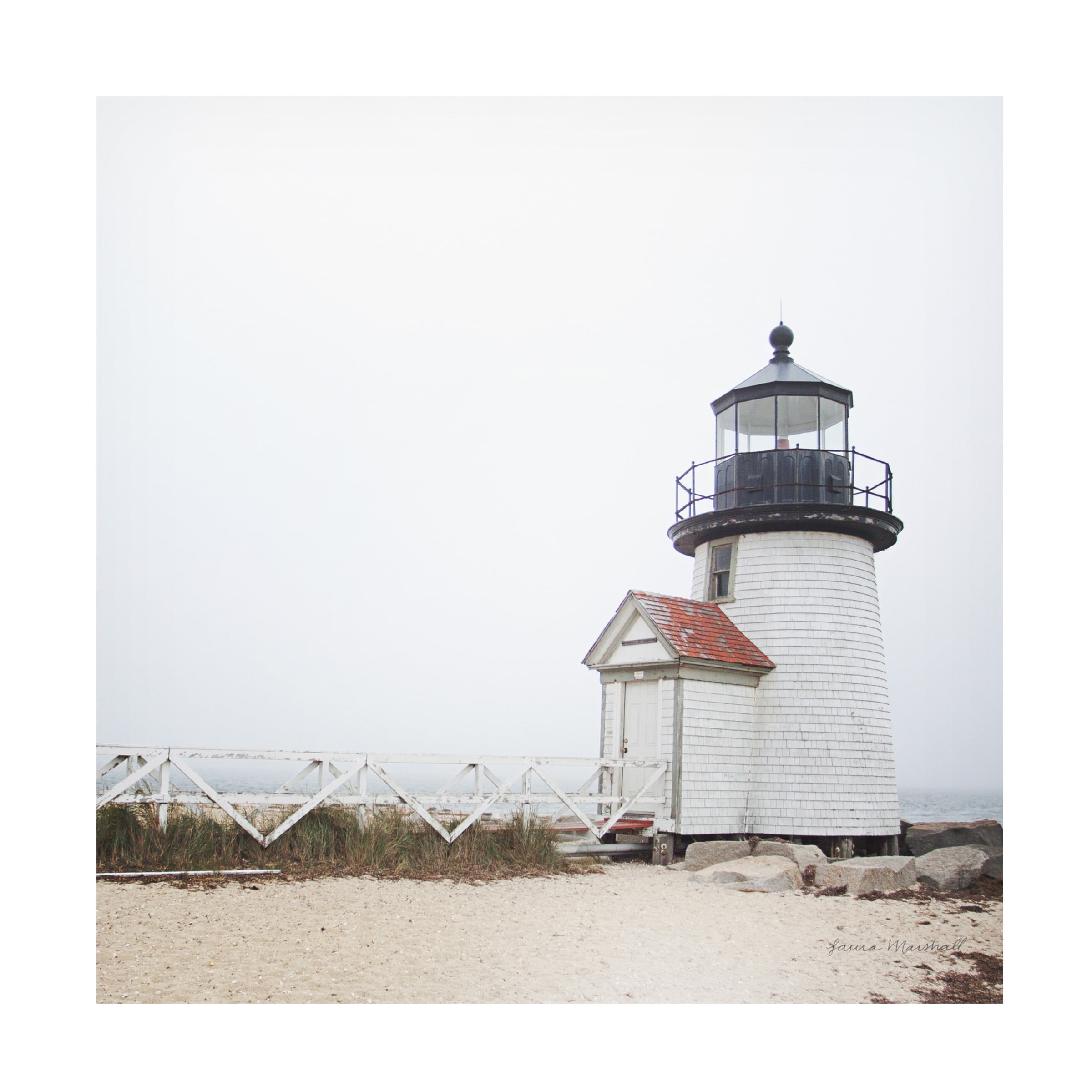 Laura Marshall 'Brant Point Light' Canvas Art