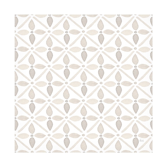 Laura Marshall 'Garden Getaway Pattern XIIB' Canvas Art
