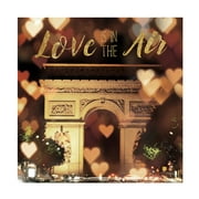Laura Marshall 'Love is in the Air Arc de Triomphe' Canvas Art