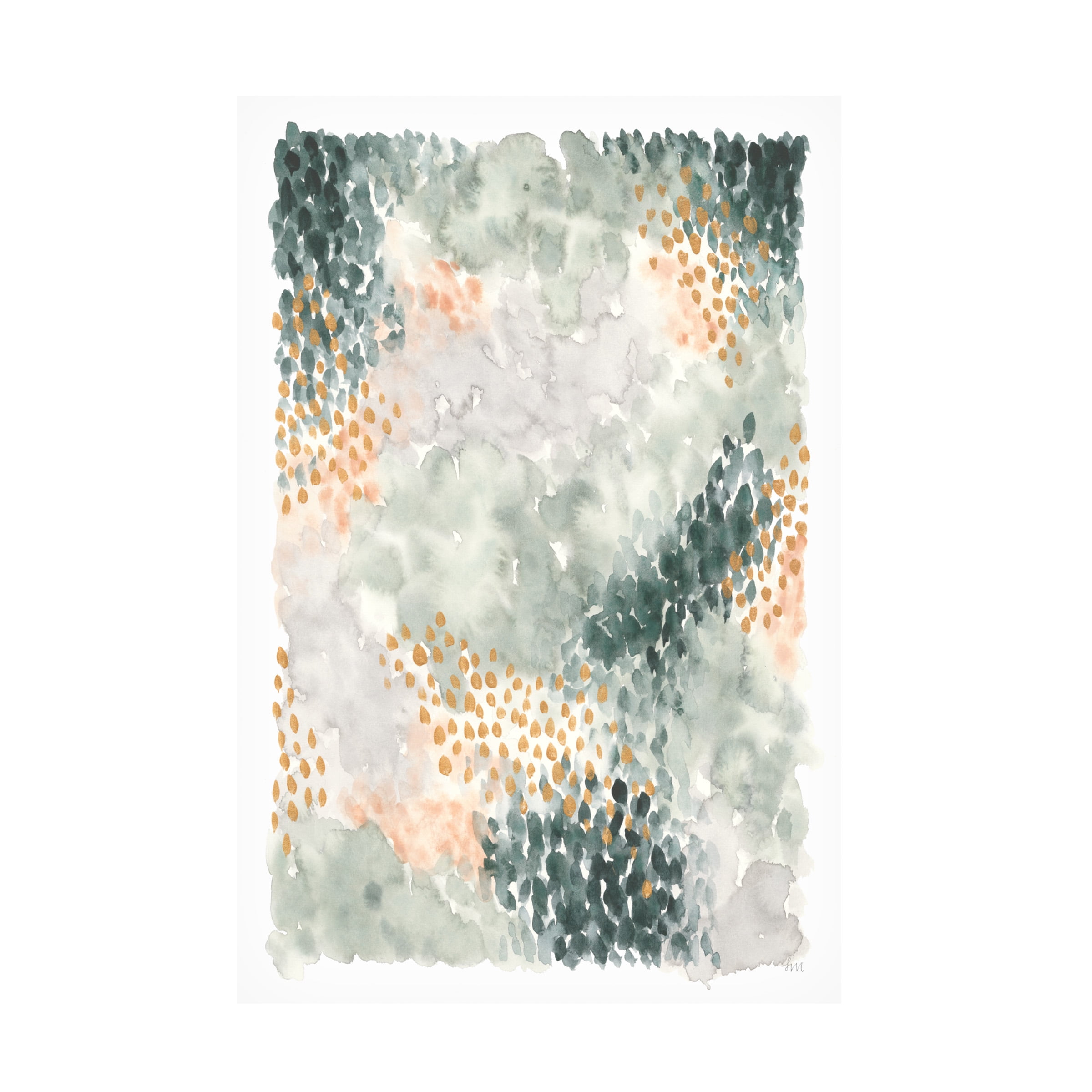 Laura Marshall 'Spring Blooms I' Canvas Art