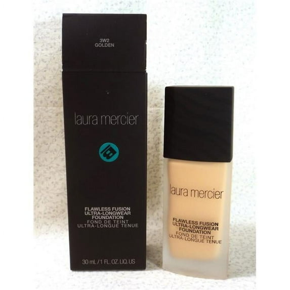 Laura Mercier 228290 1 oz Flawless Fusion Ultra Longwear Foundation - No. 3W2 Golden
