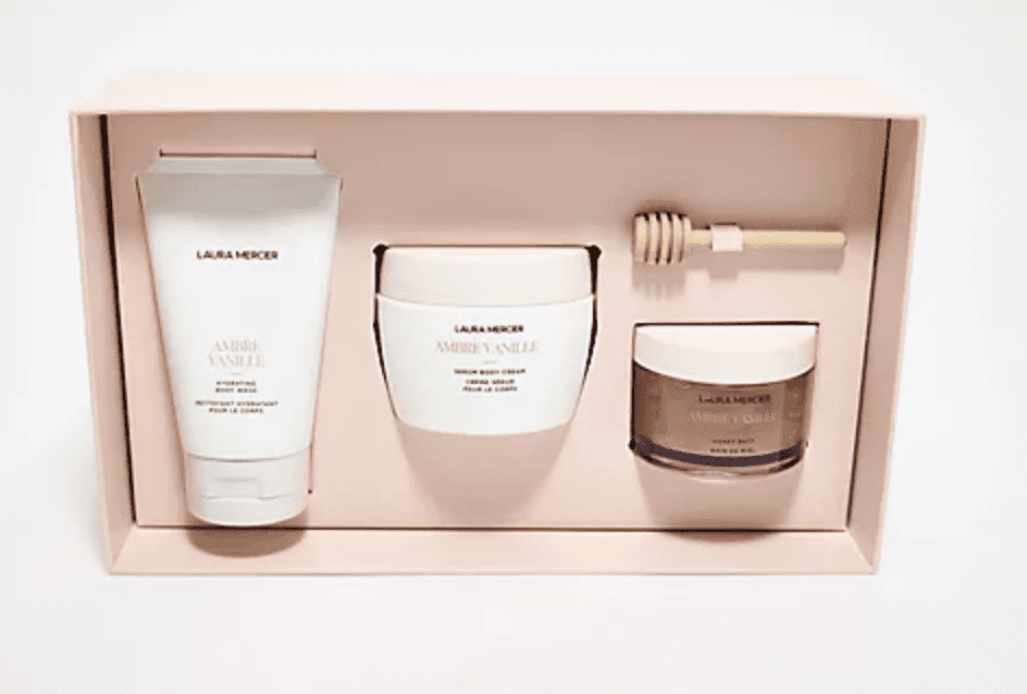 Laura Mercier Amber Vanille Honey Bath, Body Wash and Serum Body