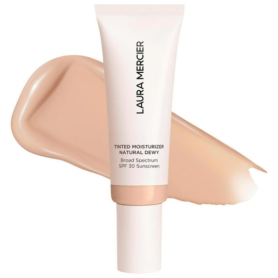 Laura Mercier Mini Long-Wear Tinted Moisturizer Natural Dewy SPF 30 with Hyaluronic Acid Color: 1c1 Cameo Size: 1.52 FL OZ