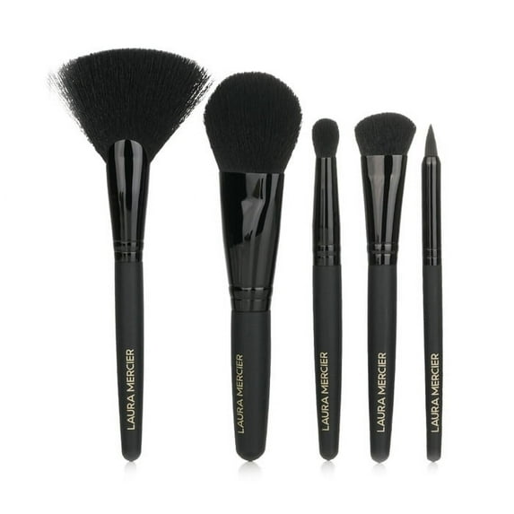 Laura Mercier Stroke of Midnight Brush Collection (5x Brush + 1xPouch) 5pcs+1xPouch
