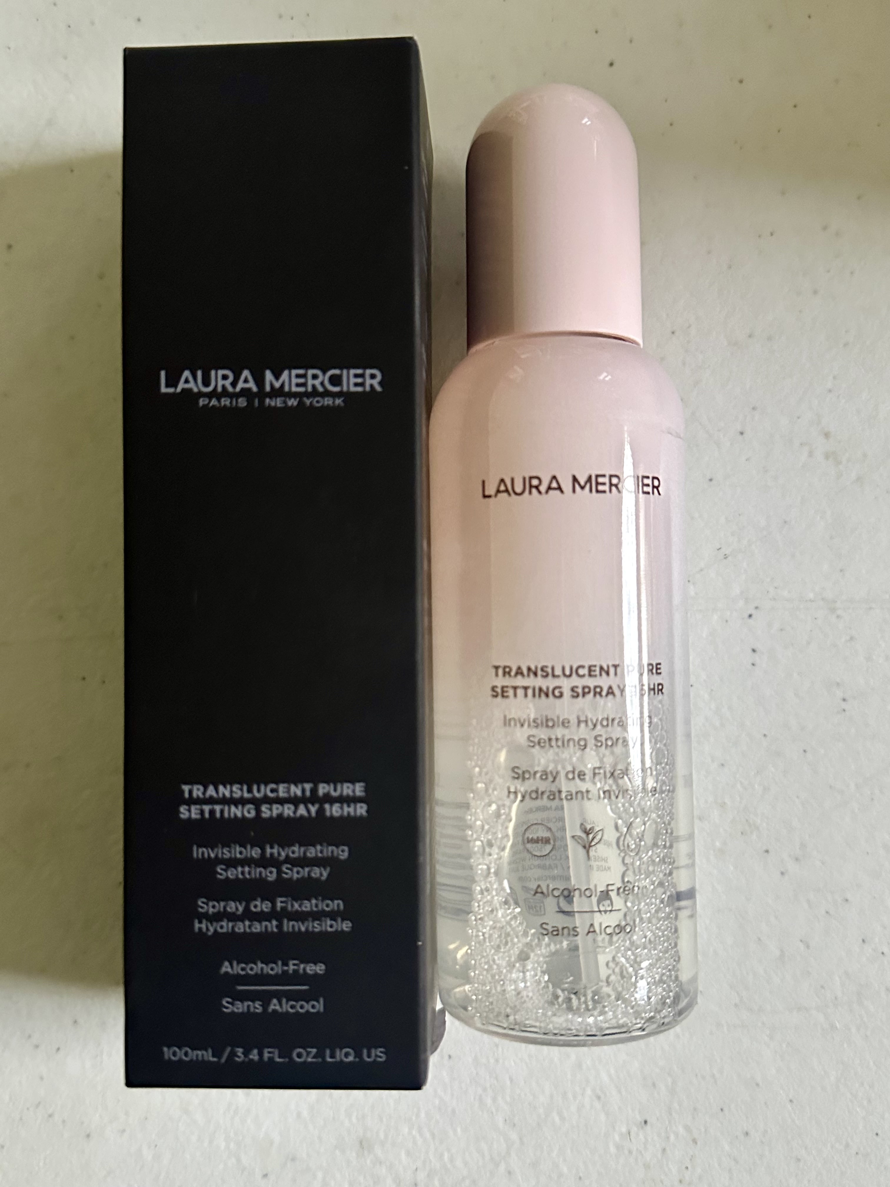 Laura Mercier Translucent Pure Setting Spray 16HR , 3.4 oz Spray