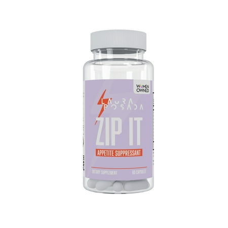Laura Posada Zip It Appetite Suppressant Dietary Supplement, 60 Capsules