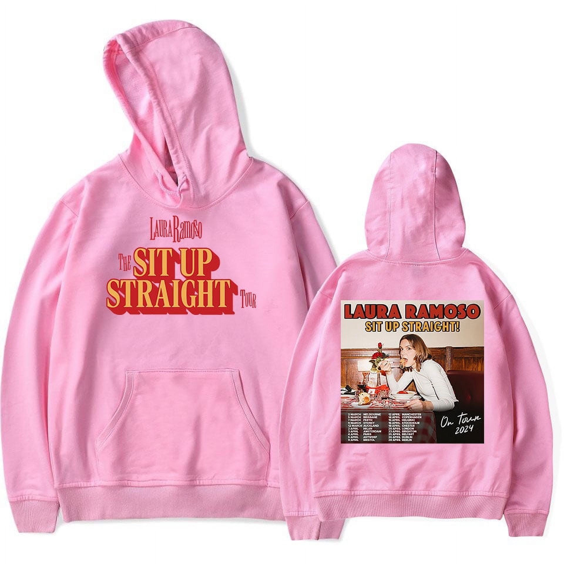 Laura Ramoso The SIT UP STRAIGHT Tour 2024 Hoodie Unisex Casual Long Sleeve Sweatshirt Walmart