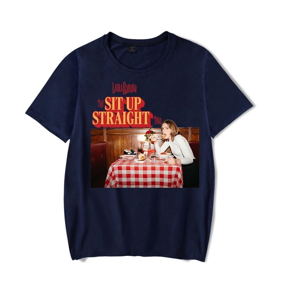 Laura Ramoso The SIT UP STRAIGHT Tour T-Shirt Women Men 2024 Tour Fashion Short Sleeve Tee