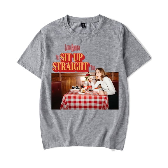 Laura Ramoso The SIT UP STRAIGHT Tour T-Shirt Women Men 2024 Tour Fashion Short Sleeve Tee