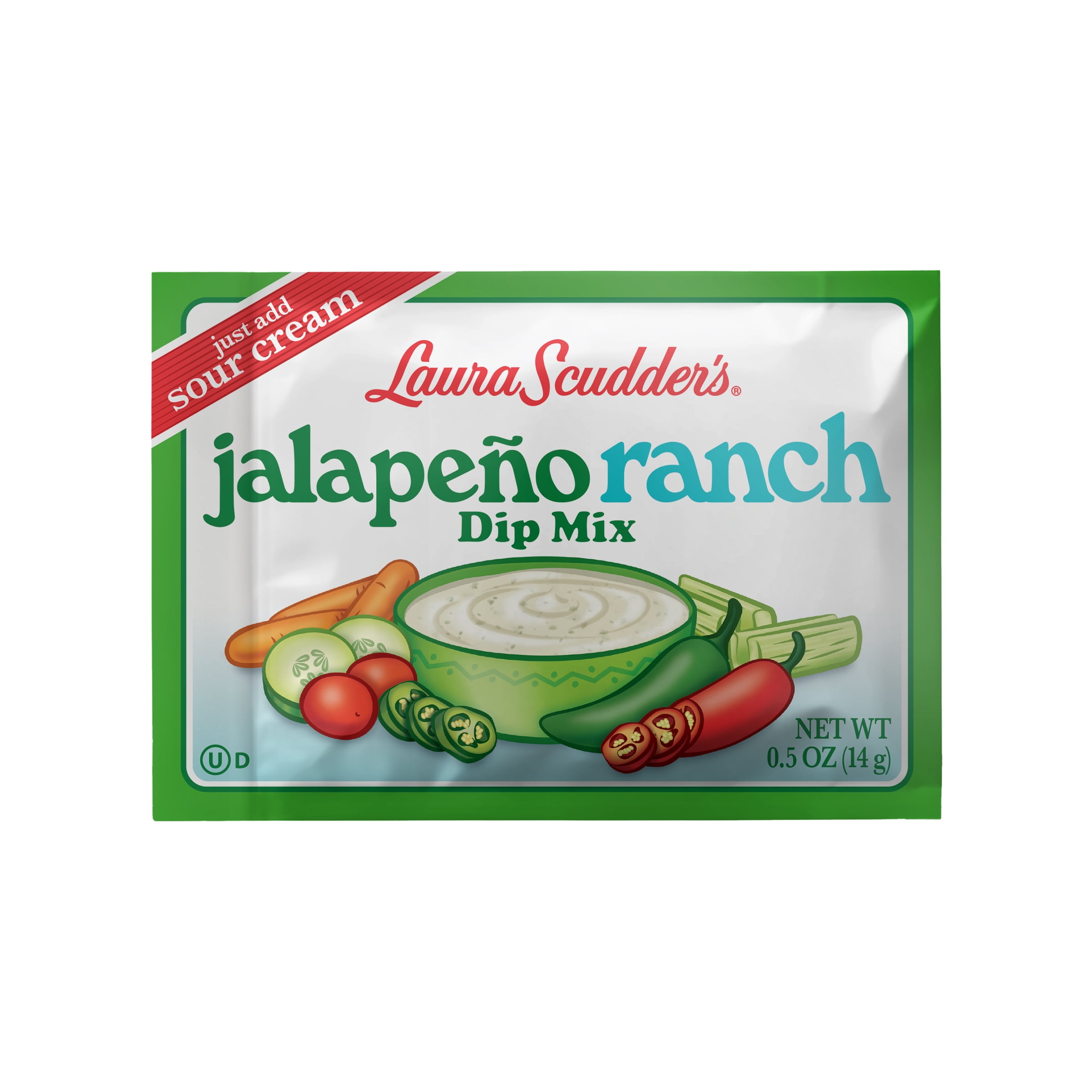 Laura Scudders Jalapeno Ranch Dip Mix 0.5oz
